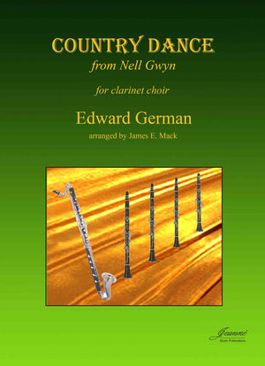 German (Mack): Country Dance from Nell Gwyn arr. for clarinet choir