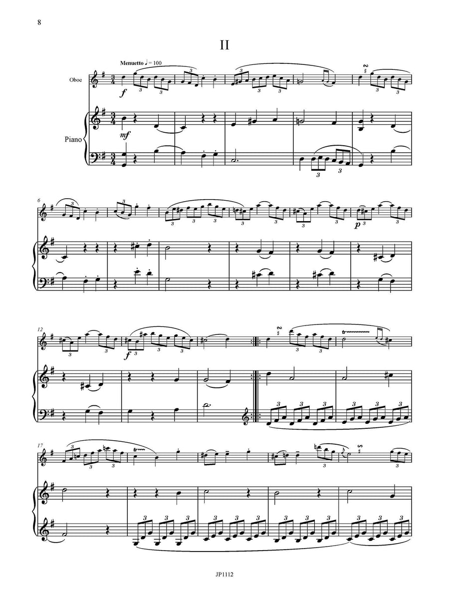 Haydn (Tuns): Sonata in G Major, Hob XVI:27 arr. for oboe and