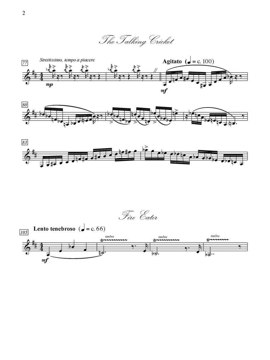 Guidobaldi: The Adventures of Pinocchio for bass or soprano