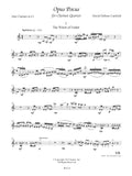 Canfield: Opus Pocus for Clarinet Quartet (alto clarinet part only)