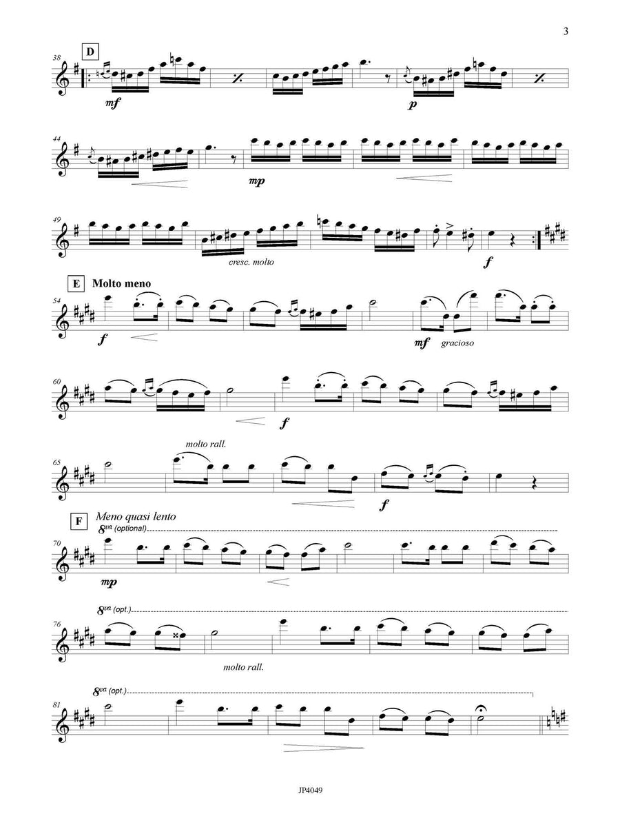 Monti (Anderson): Czardas for Alto Saxophone and Piano – Jeanne-Inc