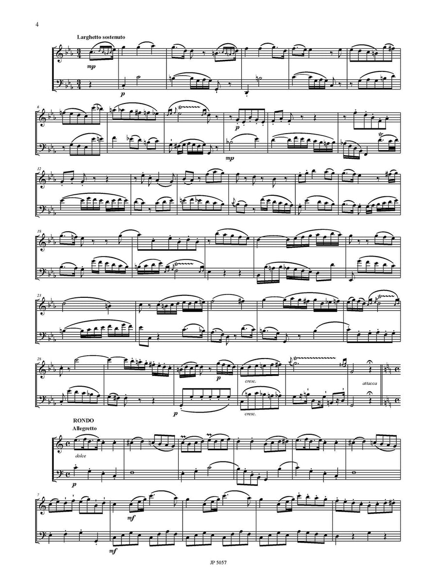 Beethoven: Three Duos for Clarinet and Bassoon, WoO 27 – Jeanne-Inc