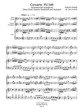Vivaldi (Camwell): Concerto RV548 for Oboe (or Flute), Soprano Saxophone and Keyboard