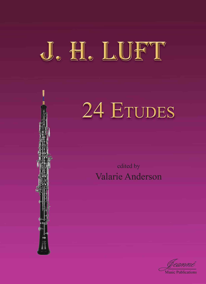 Luft (Anderson) 24 Etudes for Oboe or Saxophone JeanneInc