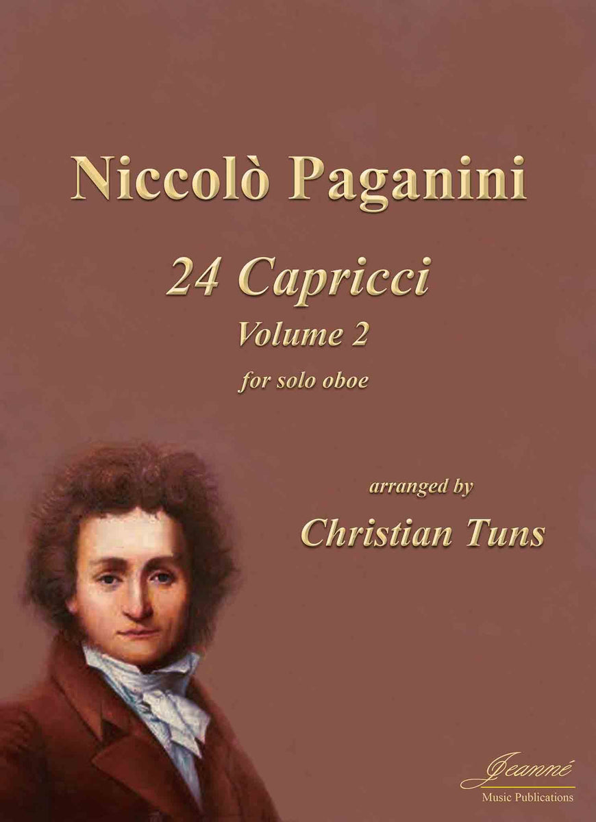 Paganini (Tuns): 24 Caprices, vol. 2, arr. for solo oboe