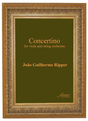 Ripper: Concertino for Viola and String Orchestra [STUDY SCORE]