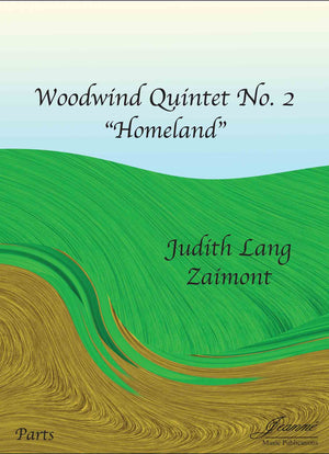 Zaimont: Wind Quintet No. 2  'Homeland' [PARTS ONLY]