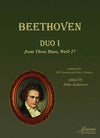 Beethoven (Anderson) Duo I, WoO 27, adapted for clarinet and bass clarinet