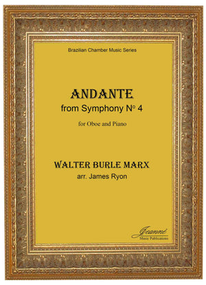 Burle Marx (Ryon): Andante from Sym. No. 4 for oboe and piano