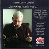 Canfield: Saxophone Music, Vol. II