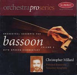 Christopher Millard: Orchestra Excerpts for Bassoon, vol. 2