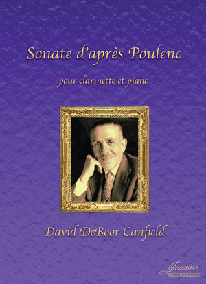 Canfield: Sonata after Poulenc for clarinet and piano