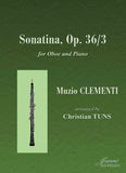 Clementi (Tuns): Sonatina in C Major, op. 36, no. 3 arr. for oboe and piano