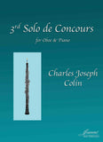Colin: 3rd Solo de Concours for oboe and piano