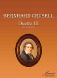 Crusell (Anderson): Duetto III for two clarinets (score)