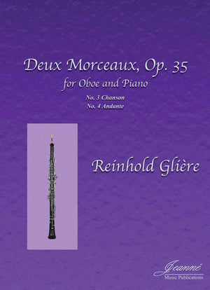 Gliere (Anderson): Deux Morceaux, op. 35 for Oboe and Piano