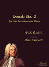 Handel (Camwell): Sonata No. 3 arr. for alto saxophone and piano