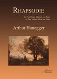 Honegger: Rhapsodie for 2 Flutes, Clarinet and Piano