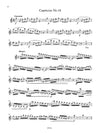 Paganini (Tuns): 24 Caprices, vol. 2, arr. for solo oboe