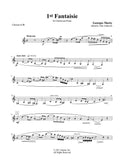Marty (Anderson): Premiere Fantaisie for clarinet and piano