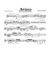 Cummings: Arioso for Contra-alto Clarinet and Piano