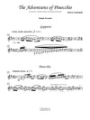 Guidobaldi: The Adventures of Pinocchio for bass or soprano clarinet with optional piano accomp.