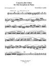 Canfield: Concerto after Gliere for Alto Saxophone and Piano