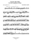 Canfield: Concerto after Gliere for Alto Saxophone and Piano