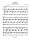 Gounod (Camwell): Ave Maria arr. for Saxophone Quartet [SATB or AATB]