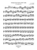 Bach (Camwell): Prelude from Partita BWV 1006 arr. for saxophone solo