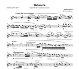 Ravel (Anderson): Habanera for Alto Saxophone and Piano