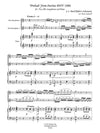 Bach-Schumann-Camwell: Prelude from Partita BWV 1006 arr. for 2 Alto Saxophones and Piano