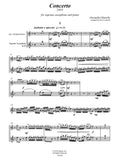 Marcello (Camwell): Concerto for Soprano Saxophone and Piano
