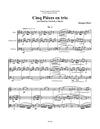 Ibert: Cinq Pieces en Trio for Oboe, Clarinet, and Bassoon