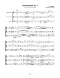 Mozart (Anderson): Divertimento No. 3 [2 clarinets, bassoon] (score and parts)
