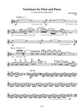 Levinson: Variations for Flute and Piano