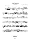 Alcorta (Gudmundson): Gran Fantasia for Flute and Piano
