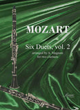 Mozart (Magnani): Six Duets for 2 clarinets - Vol 2