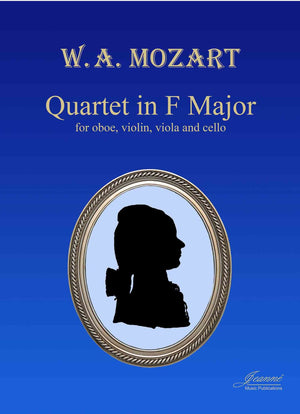 Mozart: Quartet in F, K. 370 for oboe, violin, viola and cello [SCORE]