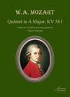 Mozart (Rousseau): Quintet in A Major, KV 581 for saxophone and string quartet [PARTS]