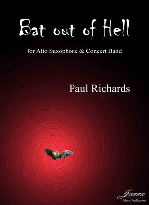 Richards: Bat out of Hell (study score and alto saxophone solo part only)