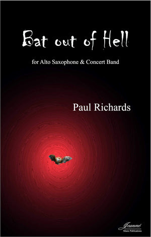 Richards: Bat out of Hell for Alto Saxophone and Concert Band (full score and parts)