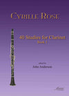 Rose: 40 Studies for Clarinet - Book 1