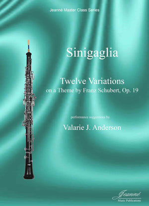 Sinigaglia:  Twelve Variations for oboe and piano on a theme by Schubert, op. 19