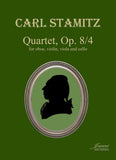 Stamitz: Quartet in E-flat Major, op. 8, no. 4 for oboe and strings [SCORE]