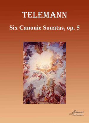 Telemann and Anderson: Six Canonic Sonatas, op. 5 (bass clef), Version B
