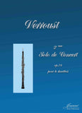 Verroust: 2nd Solo de Concert, op. 74 for oboe and piano