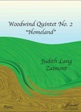 Zaimont: Wind Quintet No. 2  'Homeland' [PARTS ONLY]